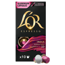 Cargar imagen en el visor de la galería, Caja x10 Capsulas Cafe Lor Nespresso - Origins India int. 10