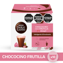 Cargar imagen en el visor de la galería, Chococino Frutilla - Caja x10 Capsulas Dolce Gusto