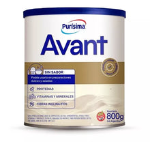 Cargar imagen en el visor de la galería, Suplemento Purisima Avant - 6 Latas x 800g Leche en Polvo (Sin Sabor)