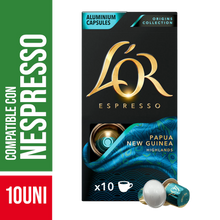 Cargar imagen en el visor de la galería, Caja x10 Capsulas Cafe Lor Nespresso - Origins Papua Nueva Guinea int. 7