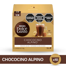 Cargar imagen en el visor de la galería, Chococino Alpino - Caja De 10 cápsulas Dolce Gusto-Capsulandia