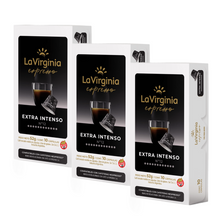 Cargar imagen en el visor de la galería, Extra intenso - 3 Cajas x10 capsulas La Virgina Nespresso-Capsulandia-1