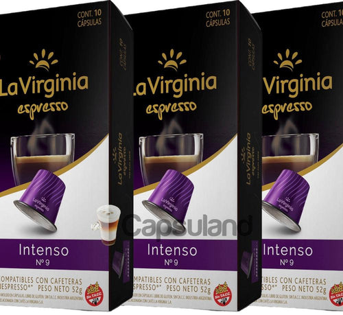 Intenso - 3 Cajas x10 capsulas La Virgina Nespresso-Capsulandia-1
