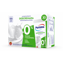 Cargar imagen en el visor de la galería, Leche en Polvo Descremada Purisima 30 Stick x 5g c/u-Capsulandia
