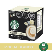 Cargar imagen en el visor de la galería, White Mocha Starbucks x12 capsulas Dolce Gusto Chocolate Blanco-Capsulandia-3