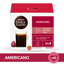 Cargar imagen en el visor de la galería, Americano - Caja x10 cápsulas Dolce Gusto-Capsulandia