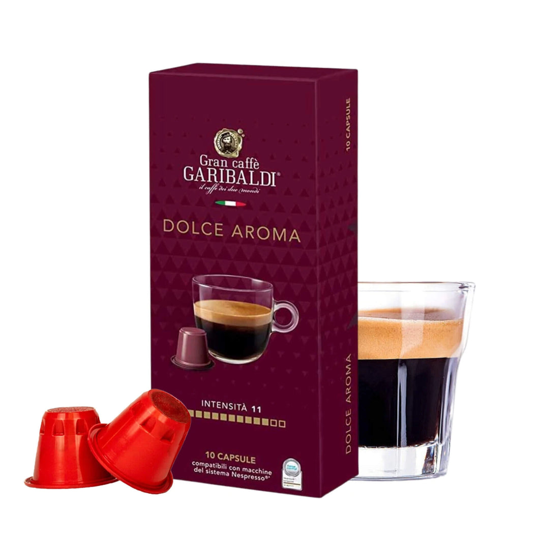 10 Capsulas Cafe Garibaldi Italia Aroma - Nespresso