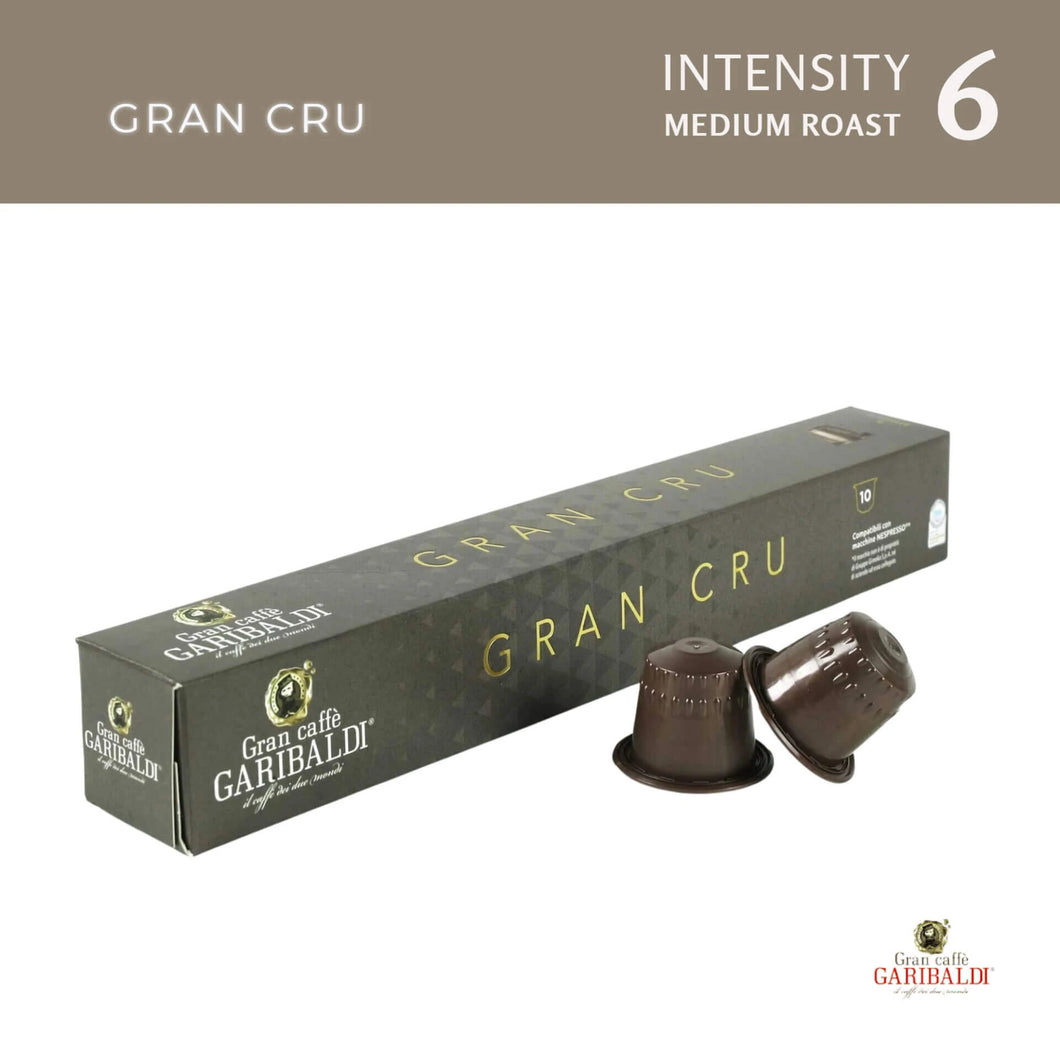 Nuevas! 10 Capsulas Cafe Garibaldi Italia Gran Cru - Nespresso