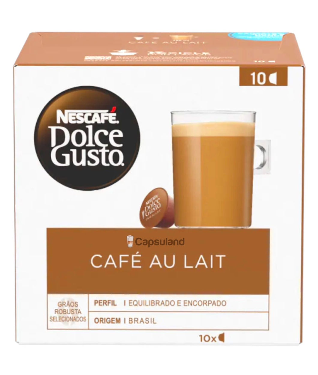 Cafe Aulait - Caja x10 Capsulas Dolce Gusto