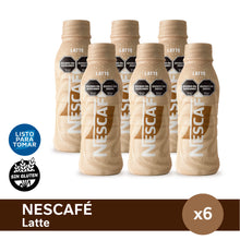 Cargar imagen en el visor de la galería, 6 Nescafe Latte Frio Bebible 270ml Listo Para Tomar
