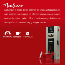 Cargar imagen en el visor de la galería, Audacce - Caja x10 Capsulas Mito Nespresso Compatibles
