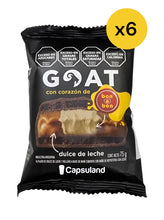 Cargar imagen en el visor de la galería, Nuevo! 6 Alfajores GOAT - Relleno Bon o Bon, Dulce de Leche y Chocolate 75g
