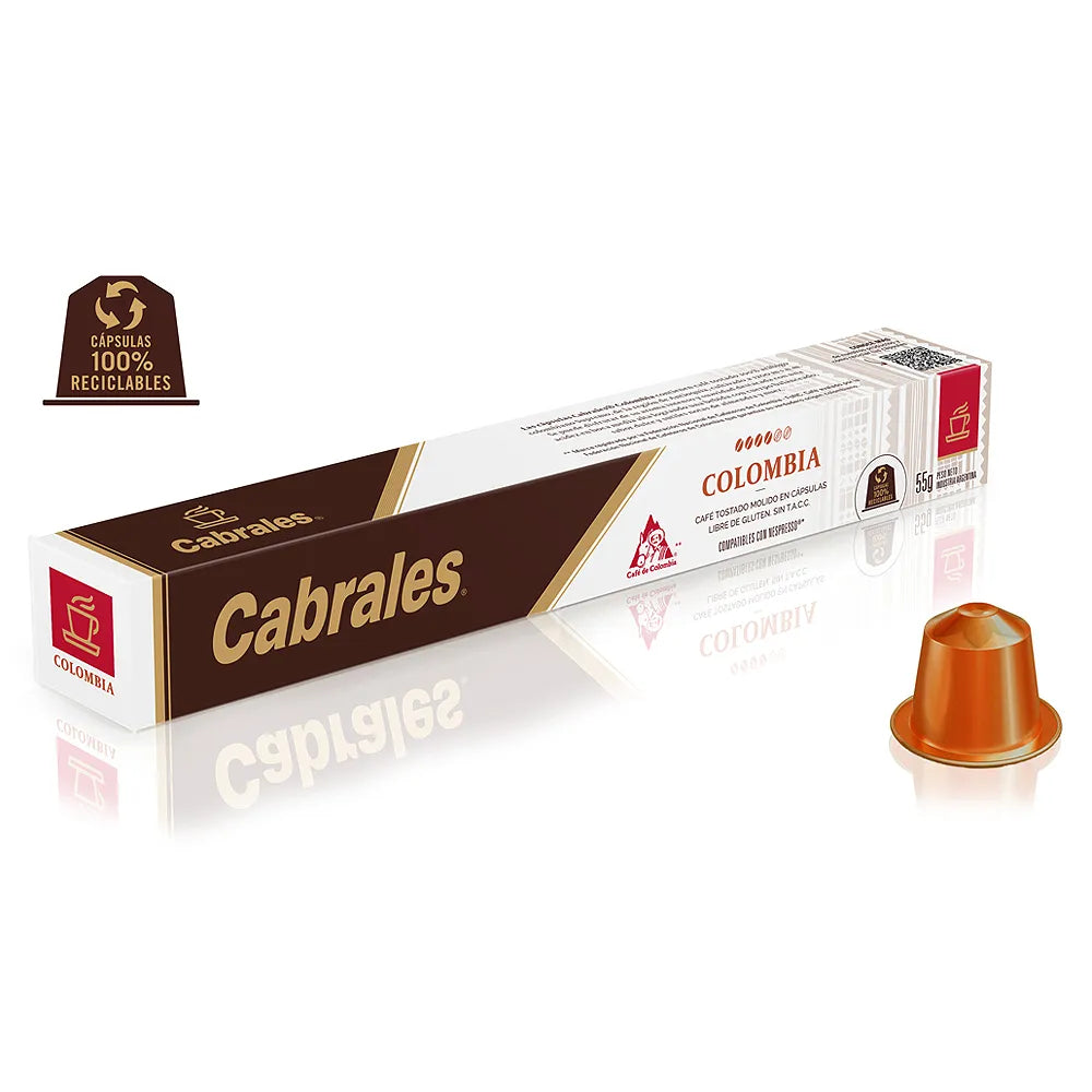 Caja x10 Capsulas Origen Colombia - Cabrales Nespresso