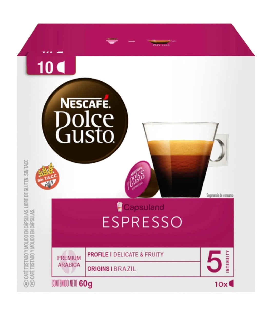 Espresso - Caja x10 cápsulas Dolce Gusto