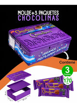 Cargar imagen en el visor de la galería, Combo Tupper Molde Desmontable Y 3 Chocolinas Chocotorta 510 G
