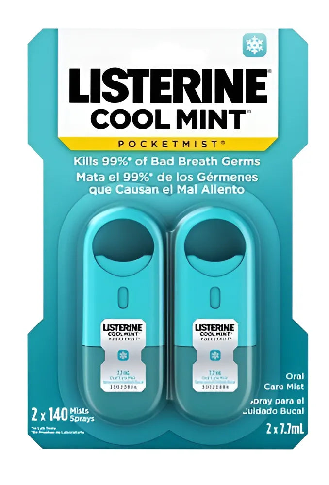 Listerine Pocketmist Coolmint Pack X2