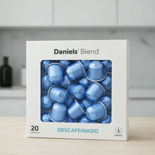 Cargar imagen en el visor de la galería, Descafeinado - x20 capsulas Daniels Nespresso Aluminio - Capsulandia - 1

