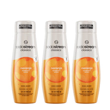 Cargar imagen en el visor de la galería, 3 Saborizante Sodastream Soda Mixer 440ml = 27L - Naranja
