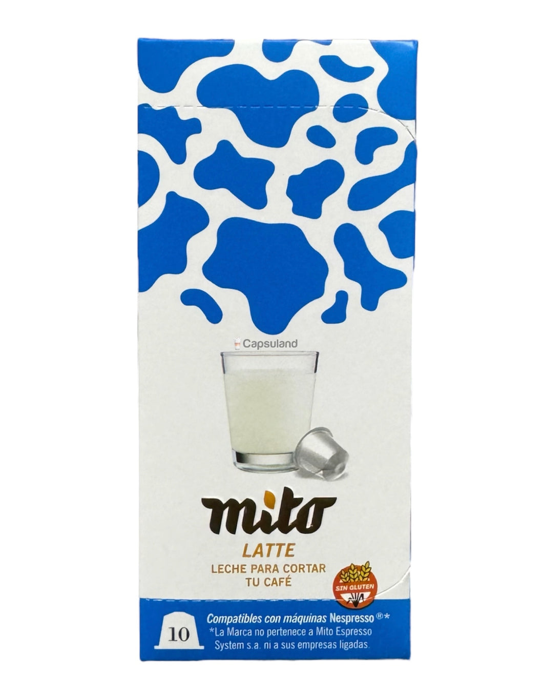 Latte (Leche sola) - Caja x10 Capsulas Mito Nespresso Compatibles