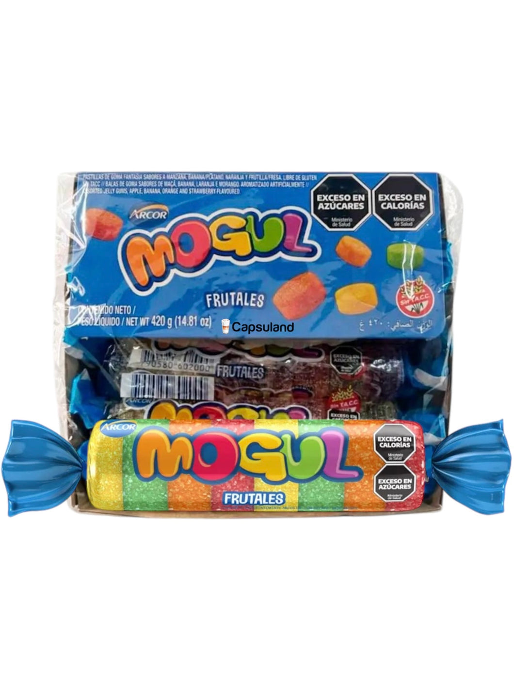 Caja x12 Gomitas Mogul Rollo Frutales - Sin Tacc Arcor