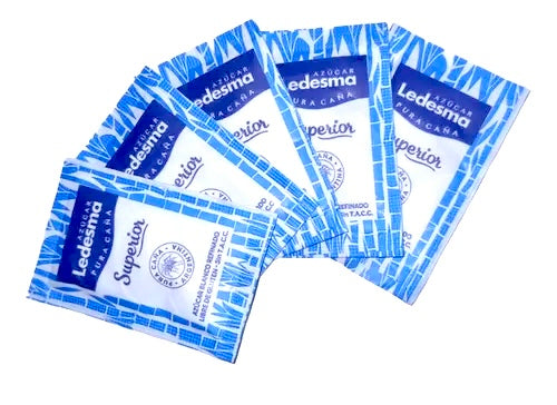Pack x200 Sobres Azucar Ledesma Clasico 5g - Sin Tacc