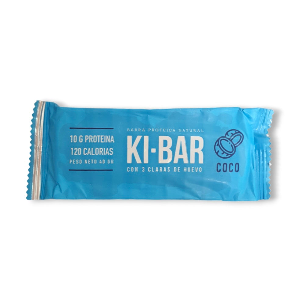 10 Ki Bar Barrita Proteica - Coco Caju + 3 Claras Sin Tacc