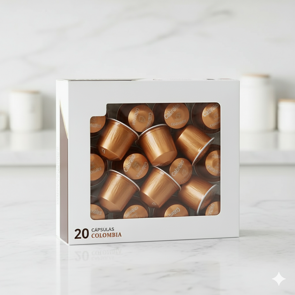 Pack x20 Capsulas Origen Colombia - Cabrales Nespresso