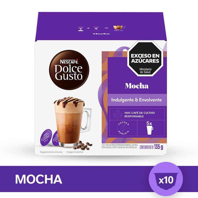 Mocha - Caja x10 Capsulas Dolce Gusto