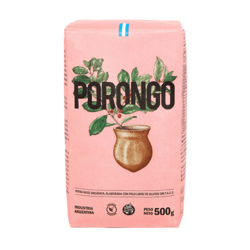 Yerba Mate Porongo 500g Organica Premium Sin Tacc