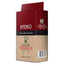 Cargar imagen en el visor de la galería, Nuevo! Cafe Molido Garibaldi Italia Intenso 250g Tostado - Sin Azucar
