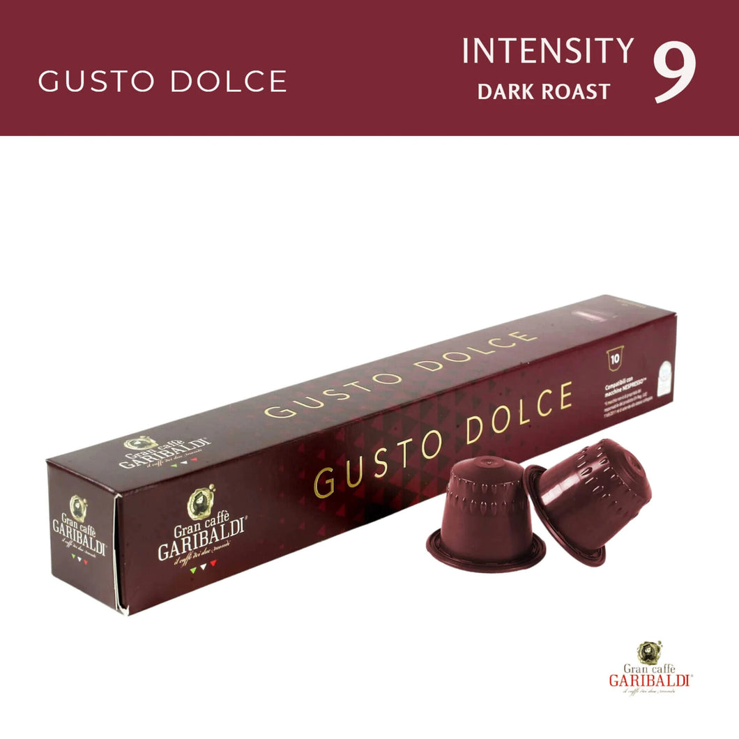 10 Capsulas Cafe Garibaldi Italia Gusto Dolce - Nespresso