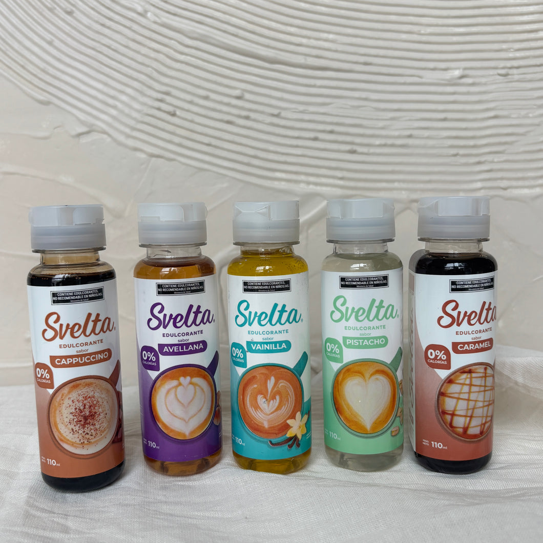 NUEVO! Pack x5 Syrup Saborizantes x 110ml Sin Azucar! 0 Calorias!