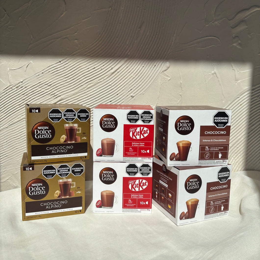 Pack Goloso - 6 cajas x10 capsulas Dolce Gusto