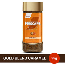 Cargar imagen en el visor de la galería, Nescafe GOLD Caramel 95g - Cafe Soluble SIN Azucar
