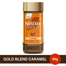 Cargar imagen en el visor de la galería, Nescafe GOLD Caramel 95g - Cafe Soluble SIN Azucar
