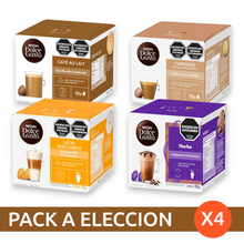 Cargar imagen en el visor de la galería, Combo x4 Cajas x10 Capsulas Dolce Gusto - A Elección!
