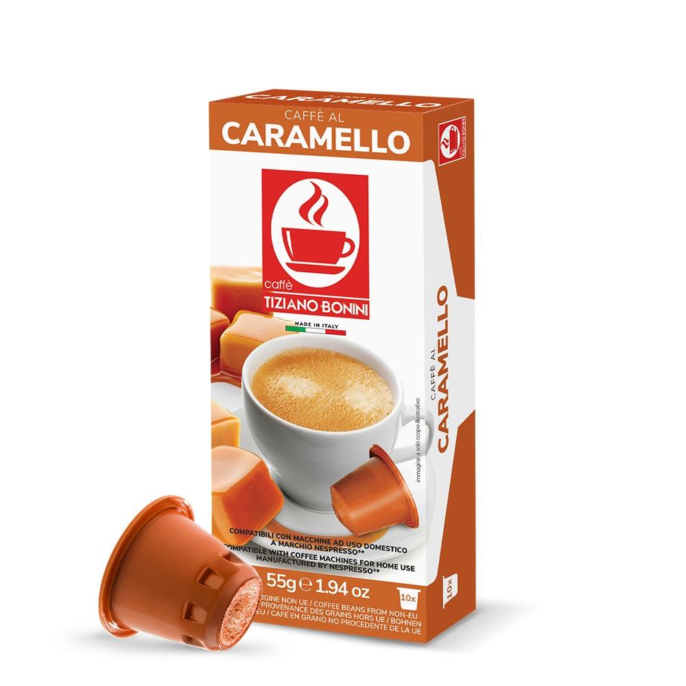 Caramel - 10 Capsulas Cafe Bonini para Nespresso
