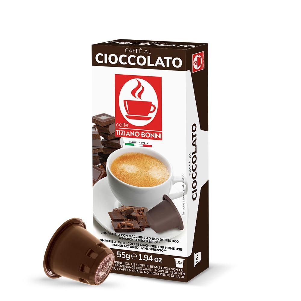 Cioccolato - 10 Capsulas Cafe Bonini para Nespresso