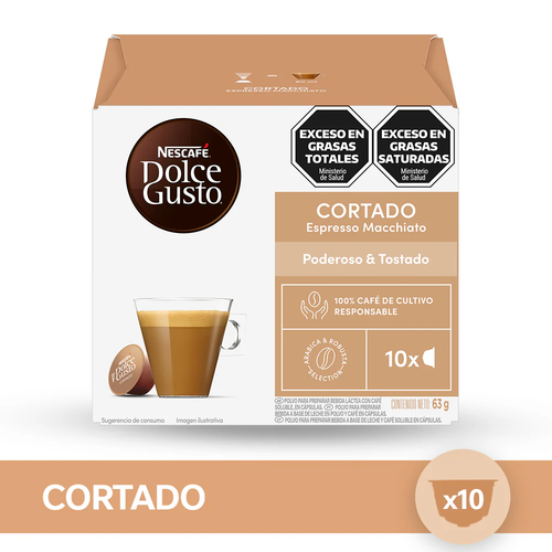 Cortado - Caja x10 cápsulas Dolce Gusto-Capsulandia-2