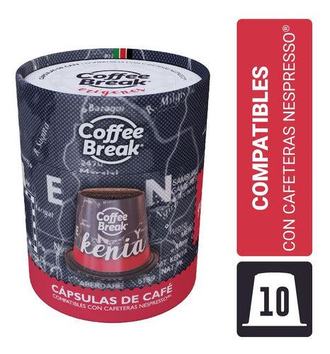 10 Capsulas Origen Kenia Coffee Break Nespresso®-Capsulandia-1