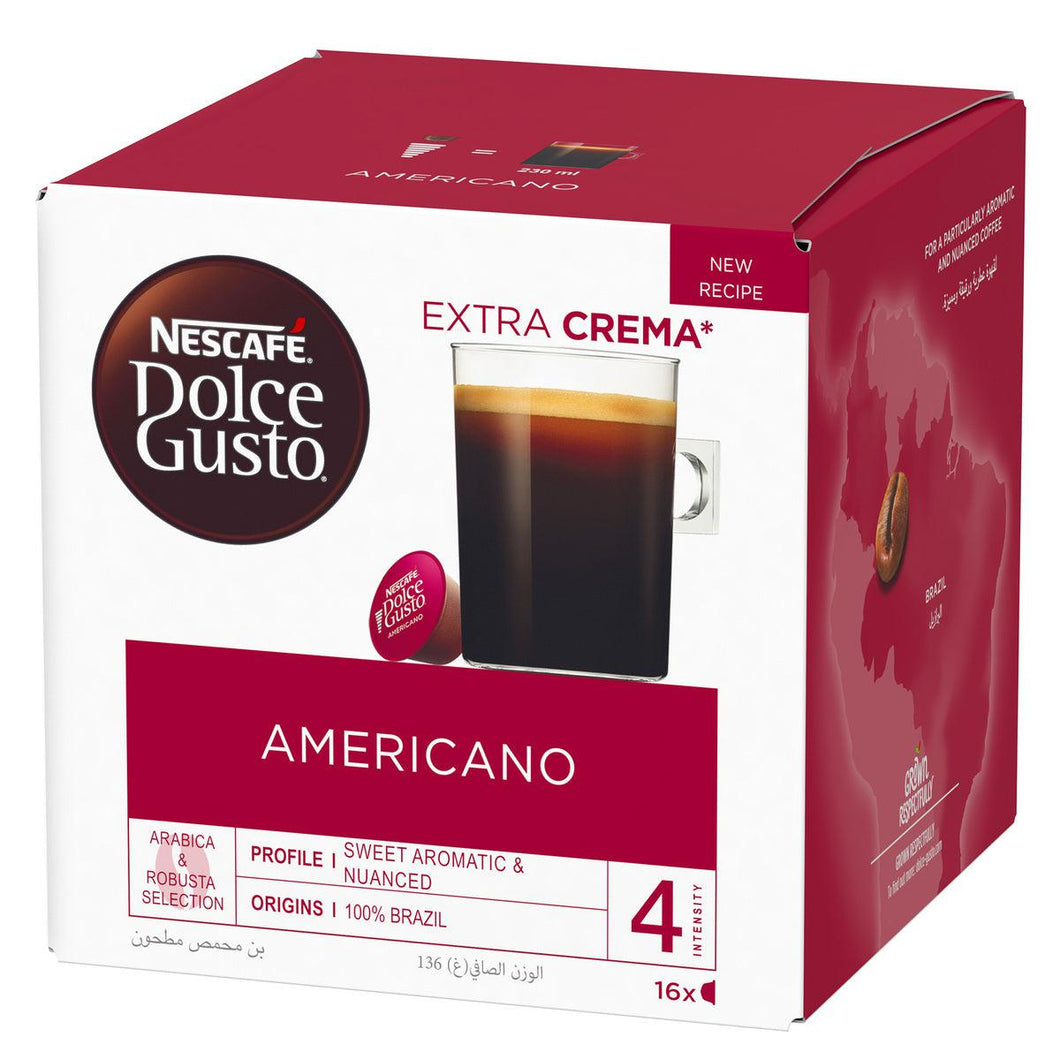 Americano -  Caja x16 capsulas Dolce Gusto