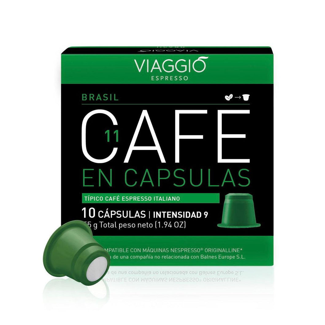 Brasil - x10 capsulas Viaggio Nespresso-Capsulandia-1