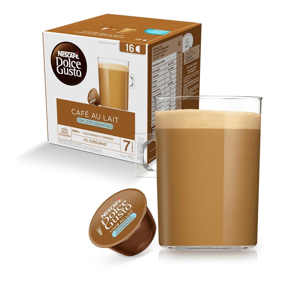 Cafe Aulait Skinny Descremado - Caja x16 Capsulas Dolce Gusto-Capsulandia-1