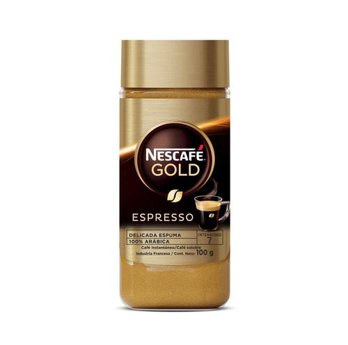 Cafe Liofilizado Nescafe GOLD Espresso 100g (polvo)-Capsulandia-1