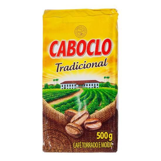 Cafe molido Caboclo Tradicional 500g Tostado Sin Azucar - Brasil