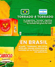 Cargar imagen en el visor de la galería, Cafe molido Caboclo Tradicional 500g Tostado Sin Azucar - Brasil
