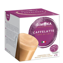 Cargar imagen en el visor de la galería, Caffe Latte Gimoka (AuLait) - Caja x16 capsulas Dolce Gusto
