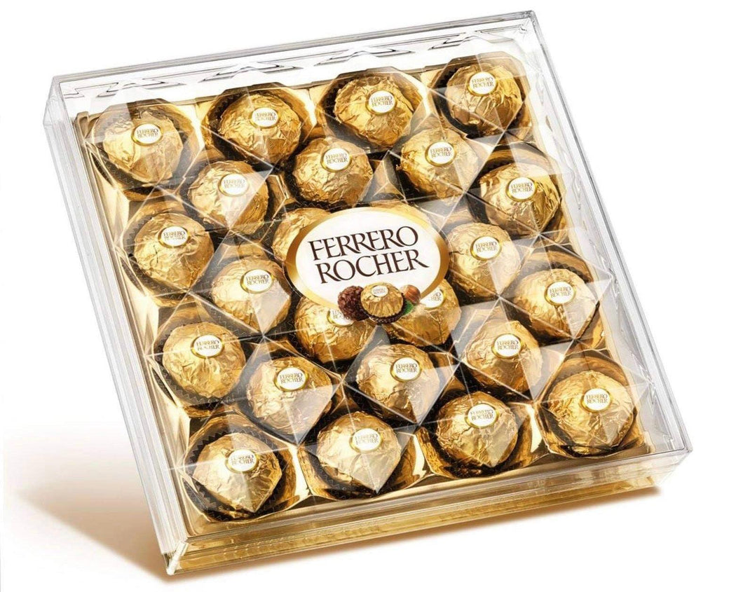 Caja 24 Bombones Ferrero Rocher Chocolate y Avellana-Capsulandia-1