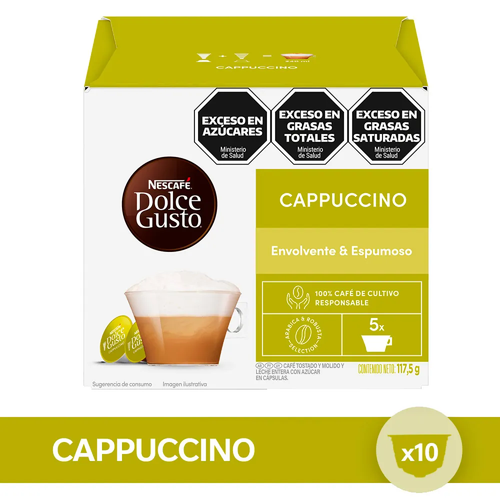 Cappuccino - Caja De 10 cápsulas Dolce Gusto-Capsulandia