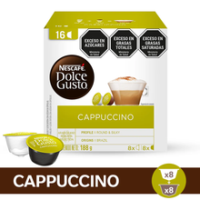 Cargar imagen en el visor de la galería, Cappuccino - Caja De 16 cápsulas Dolce Gusto-Capsulandia-1
